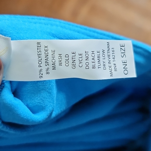 Lularoe LLR OS Solid Turquoise Buttery Soft Legging One Size - Picture 6 of 6